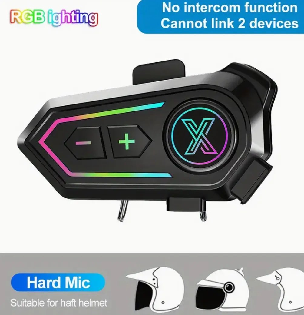 Auriculares Bluetooth Manos Libres Para Motocicleta