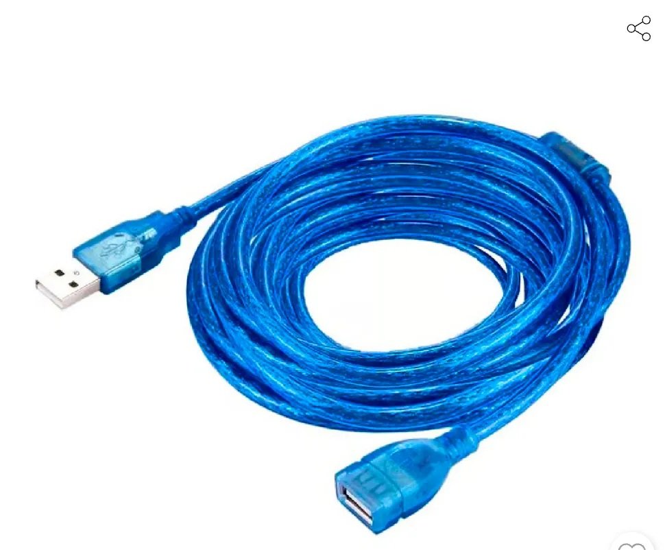 Cable Extensión Usb 2.0 5m Azul