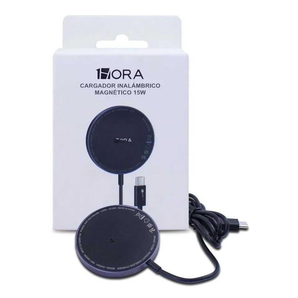 Cargador Inalambrico 1hora 15w
