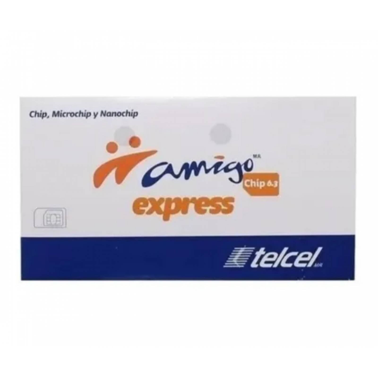 Chip Telcel Con $50 Saldo De Regalo