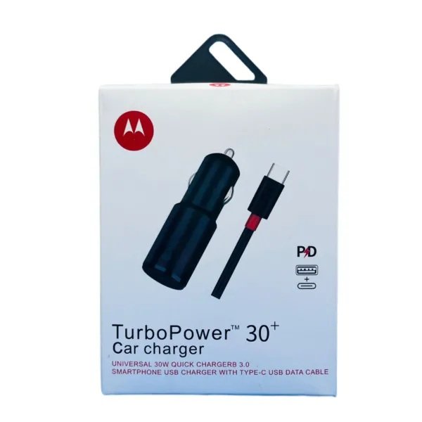 Cargador Para Auto Carga Rápida Motorola