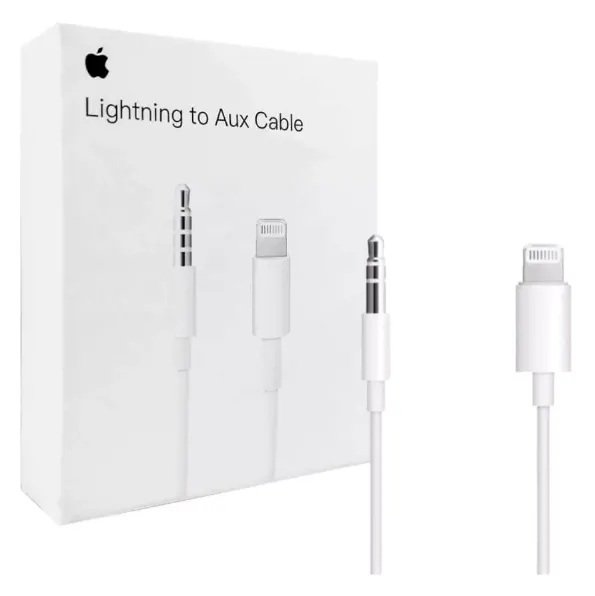 Cable Adaptador Lightning A Auxiliar Jack 3.5mm Iphone Carro