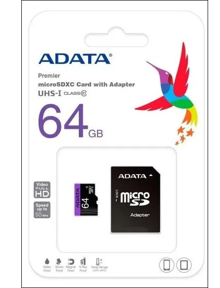 Memoria Microsd 64 Gb Adata