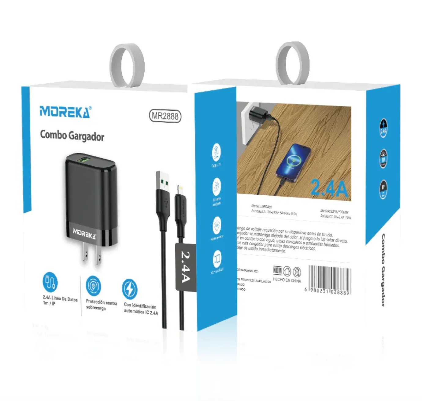 Cargador Para Iphone Carga Rápida 40w C A Ligthning