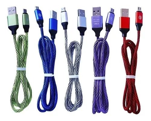 Cable Uso Rudo Usb Tipo C Carga Rápida